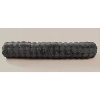 Bodypillow pompom antraciet 140x20