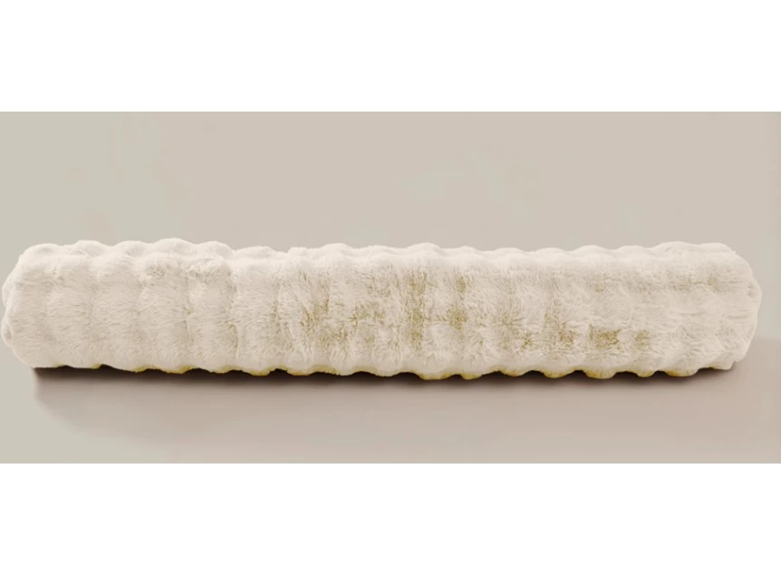 Bodypillow pompom beige 140x20