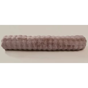 Bodypillow pompom taupe 140x20