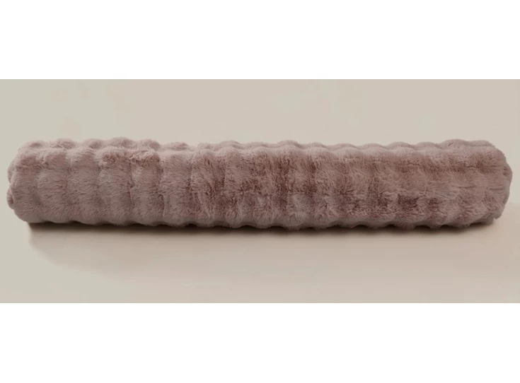 Bodypillow pompom taupe 140x20