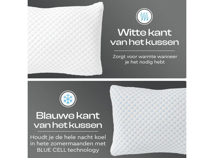 Nanotech kussen 50x70 dubbele kant