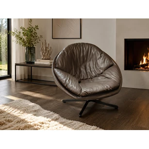 Bijzetzetel Desede Coco DS-265 leder bruin