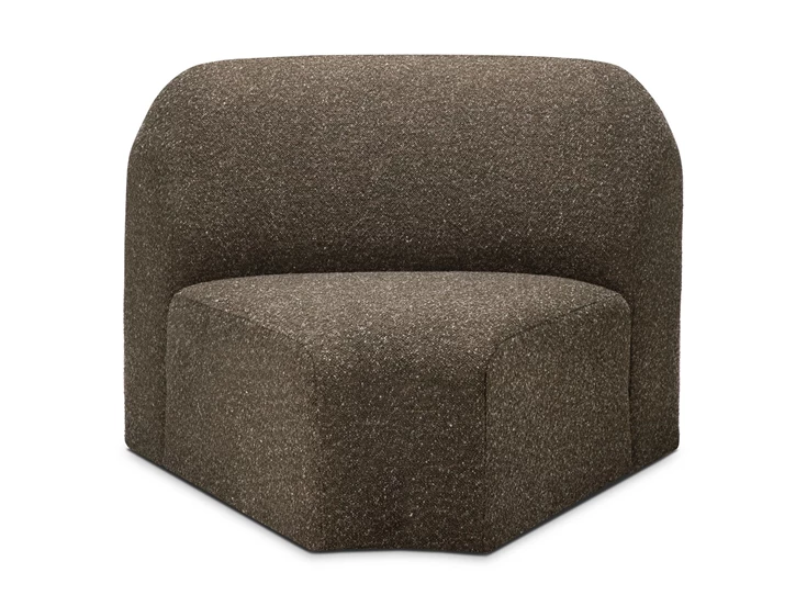 Sofa Bulky modulaire salon stof Cedar corner 45° 21440 Ethnicraft