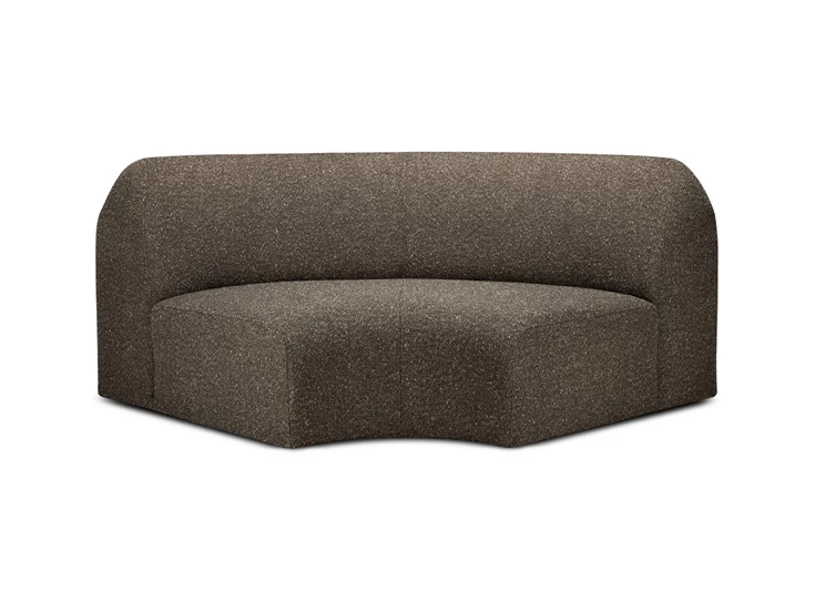 Sofa Bulky modulaire salon stof Cedar round corner 90° 21441 Ethnicraft