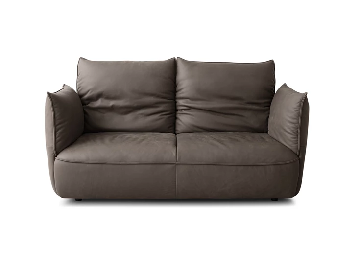 Dicht Salon canapé Abby leder donkerbruin Koinor