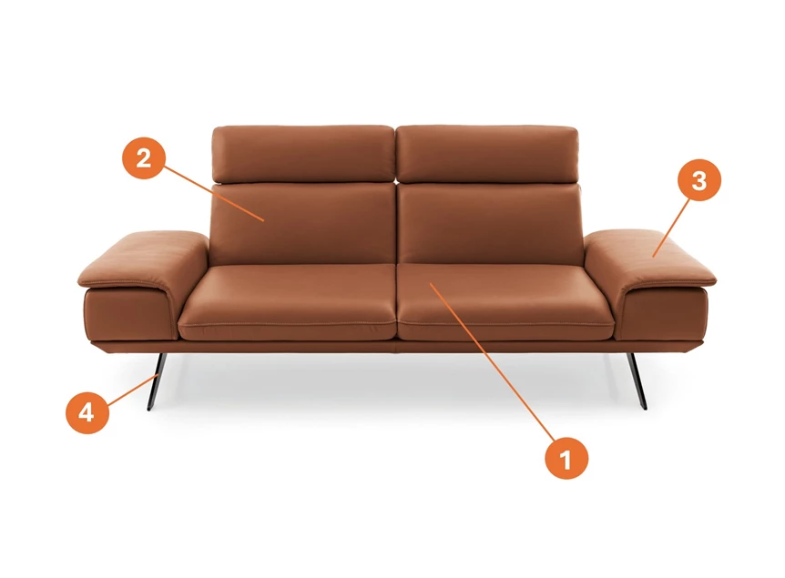 Modulaire salon Elements sofa canapé rug 3 arm C Koinor