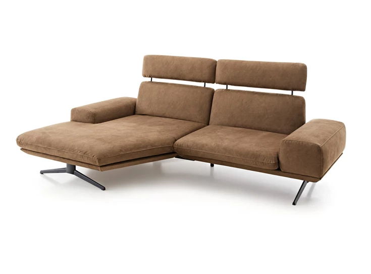 Modulaire salon Elements longchair schuin rug 4 arm D Koinor