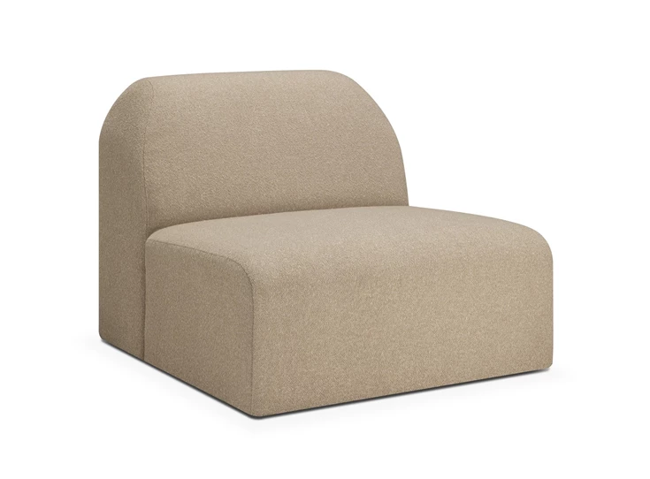 Sofa Bulky modulaire salon stof Almond 1 seater 21444 Ethnicraft
