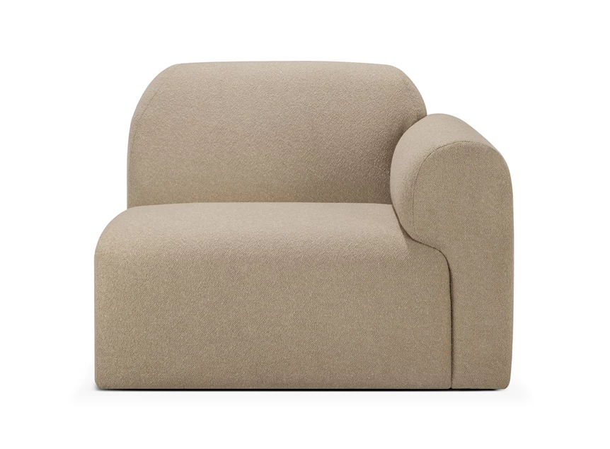 Sofa Bulky modulaire salon stof Almond 1 seater left 21445 Ethnicraft