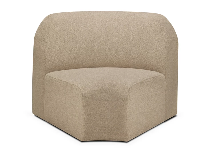 Sofa Bulky modulaire salon stof Almond corner 45° 21447 Ethnicraft