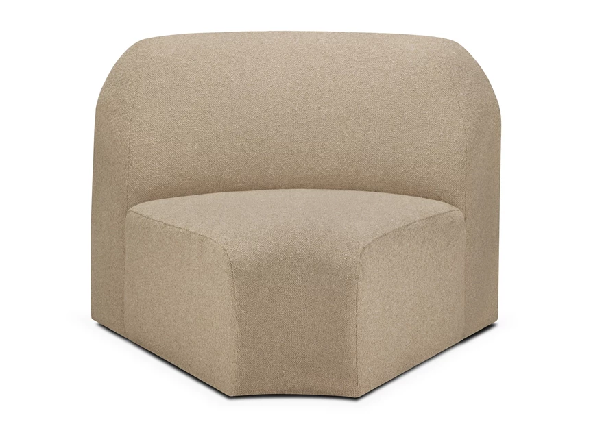 Sofa Bulky modulaire salon stof Almond corner 45° 21447 Ethnicraft