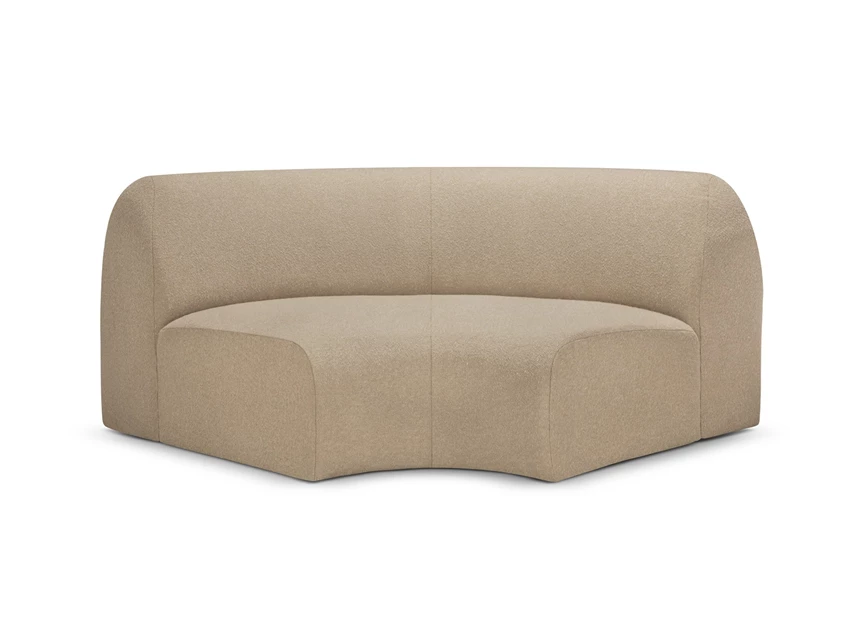 Sofa Bulky modulaire salon stof Almond round corner 90° 21448 Ethnicraft