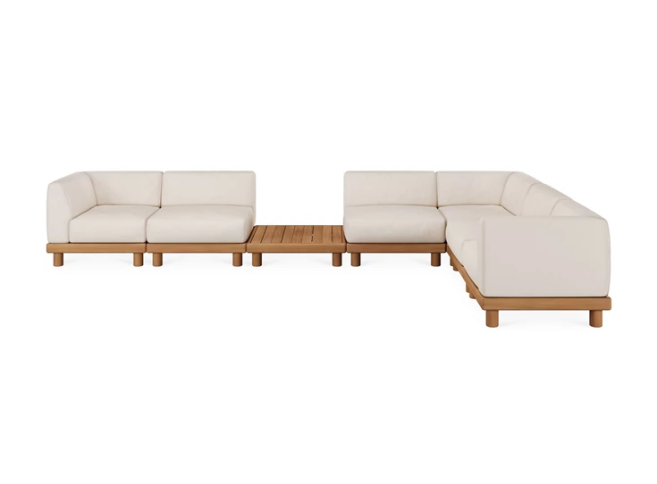 Sofa Monocle Outdoor Teak 22222 Ethnicraft
