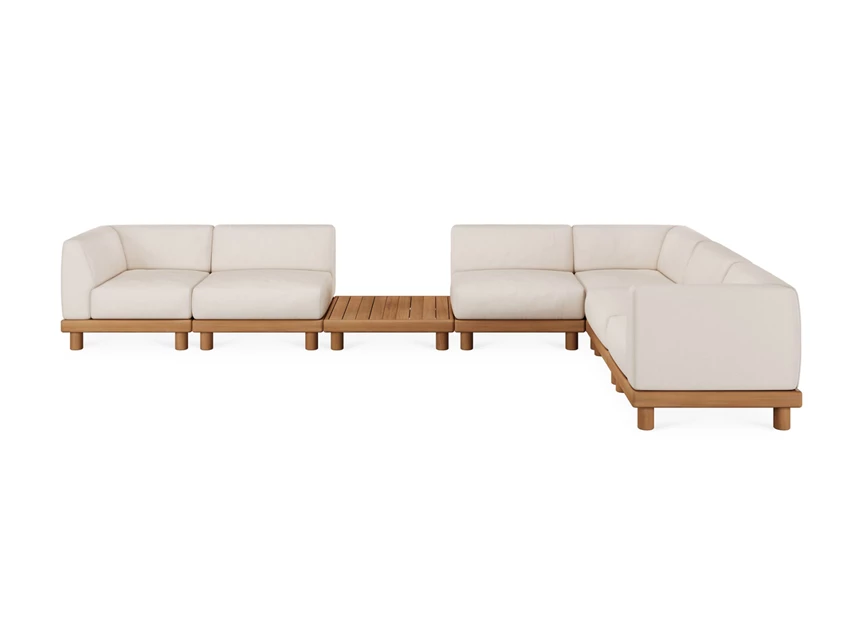 Sofa Monocle Outdoor Teak 22222 Ethnicraft