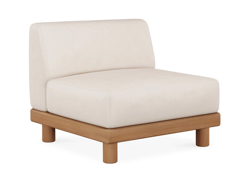 Sofa Monocle Outdoor Teak 1 seater 10411 Ethnicraft