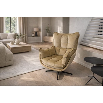 Bijzetzetel Jules I Designwerk stof velvet groen