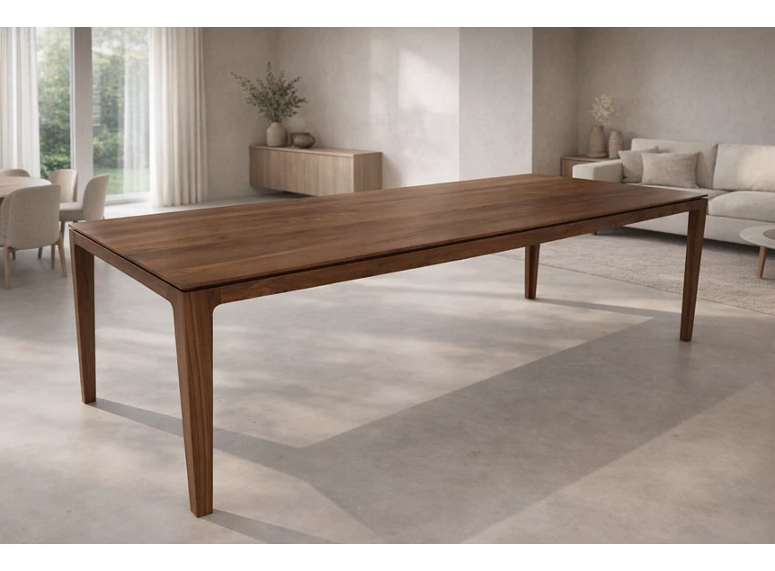 Eettafel Savannah massief Amerikaans noot Kluskens