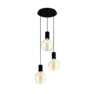 98663 pozueta hanglamp 3 lichtpunten rond eglo
