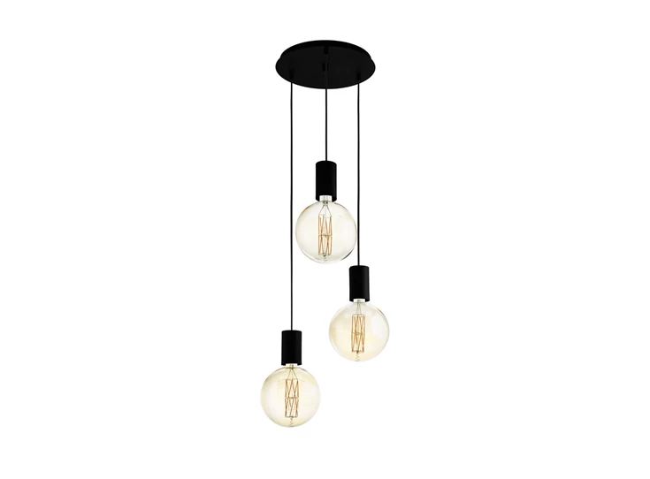 98663 pozueta hanglamp 3 lichtpunten rond eglo