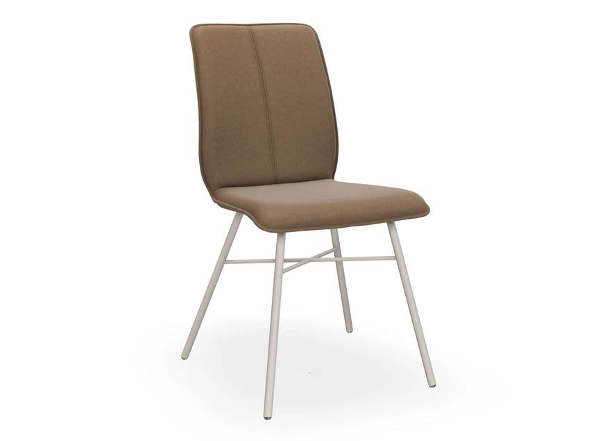 Stoel Tara Four 812A microvezelleder cognac Bert Plantagie