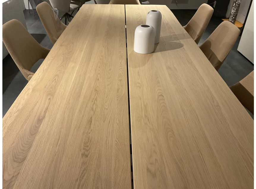 Blad met naad Tafel Japura PM1 eik dune matte Mobitec