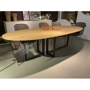 Tafel Eris superellips eik bianco oil Bert Plantagie