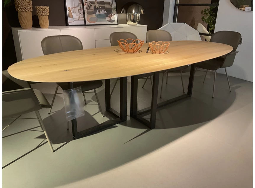 Tafel Eris superellips eik bianco oil Bert Plantagie