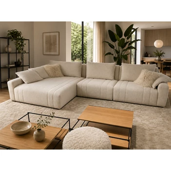 Salon Xavio longchair bob stof beige Passe Partout