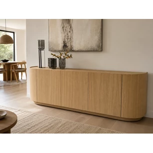 Dressoir Curvo 260 cm CUR8/666 eik natuur Michel Denolf