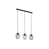 49478 newtown hanglamp 3 lichtpunten zwart metaal eglo