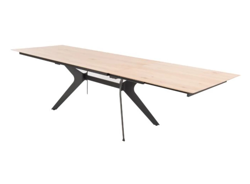 Verlengbare tafel Rhonda massief white wash eik Bert Plantagie