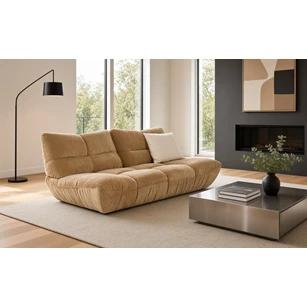 Sfeerfoto Canapé sofa 3-zit Passion stof zand camel Designwerk