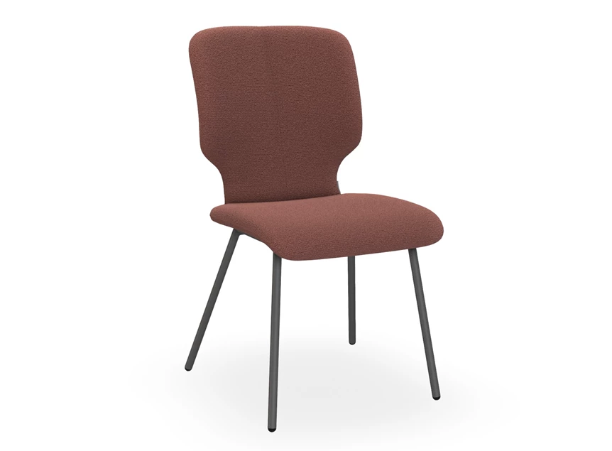Stoel Mister T 4-poot 212M stof Rhythem Terracotta Bert Plantagie
