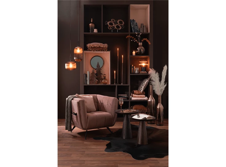 2617 J-Line Jolipa Tak Pluim Pampasgras gedroogd L Naturel sfeer chic