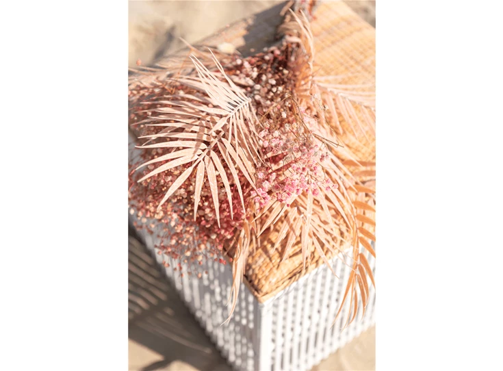 12411 J-Line Jolipa Bamboetak tijn 2-delig Zalm Detail