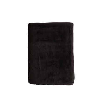 7019GGMD08 B living zwart portland plaid 200x130cm