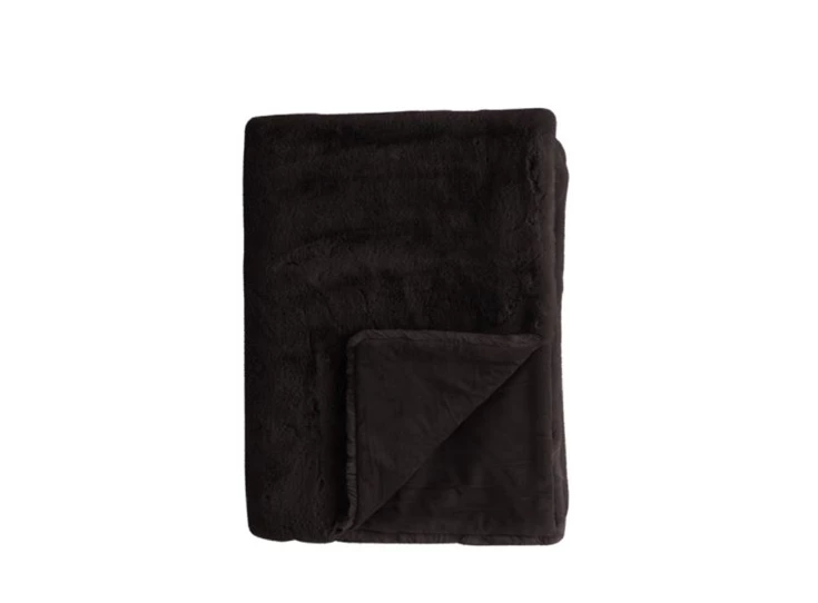 7019GGMD08 B living zwart portland plaid 200x130cm binnenkant