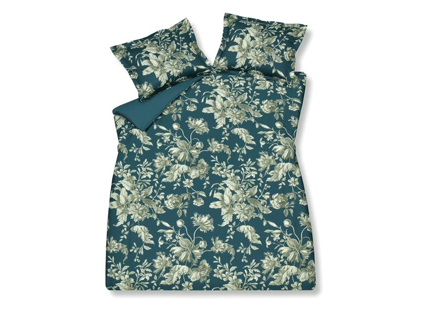 SAM321221 Vandyck bedovertrek Bloom art nightblue