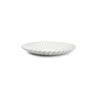 803521 Plat bord 25cm nuance white Lotus zijkant