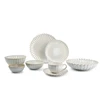 803521 Plat bord 25cm nuance white Lotus set