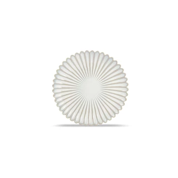 803800 Plat bord 20cm nuance white Lotus Salt en Pepper
