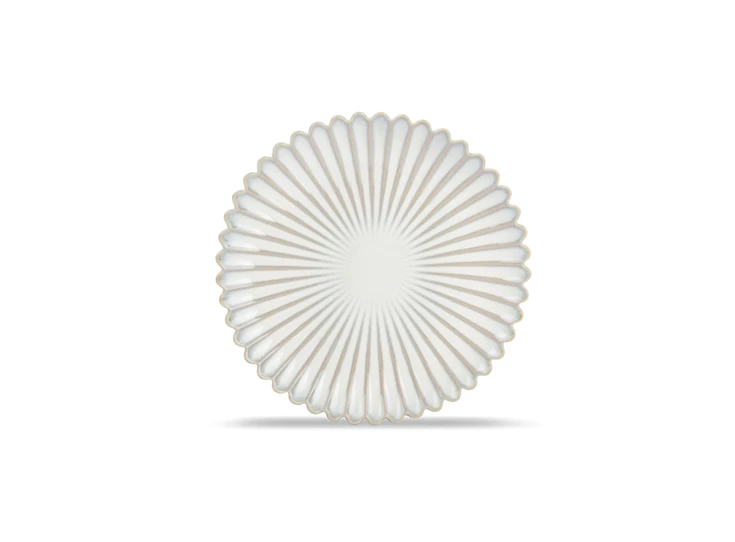 803800 Plat bord 20cm nuance white Lotus Salt en Pepper