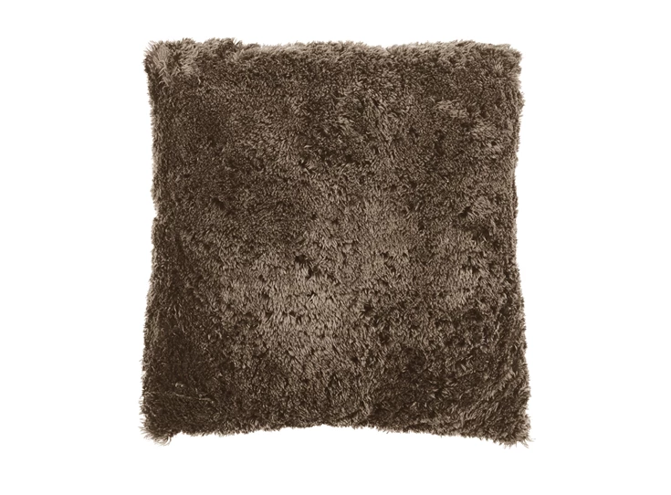 3222TAUPE Tiseco Kussensloop Fluffy 45x45cm Taupe