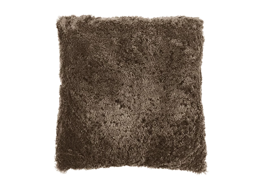 3222TAUPE Tiseco Kussensloop Fluffy 45x45cm Taupe