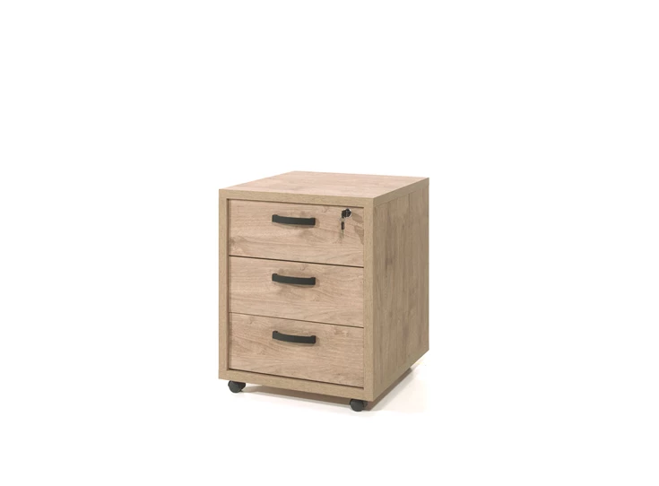 Neyt Bureaukast BS Container met 3 laden Capo Golden oak