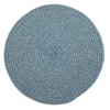 3400BLUESTONE Placemat rond MYRA, dia 38 cm, stone blue tiseco