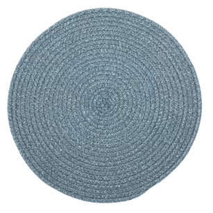 3400BLUESTONE Placemat rond MYRA, dia 38 cm, stone blue tiseco
