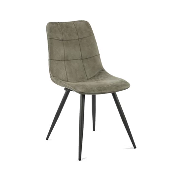 Stoel Peak in olive stof schuin vooraanzicht.jpg