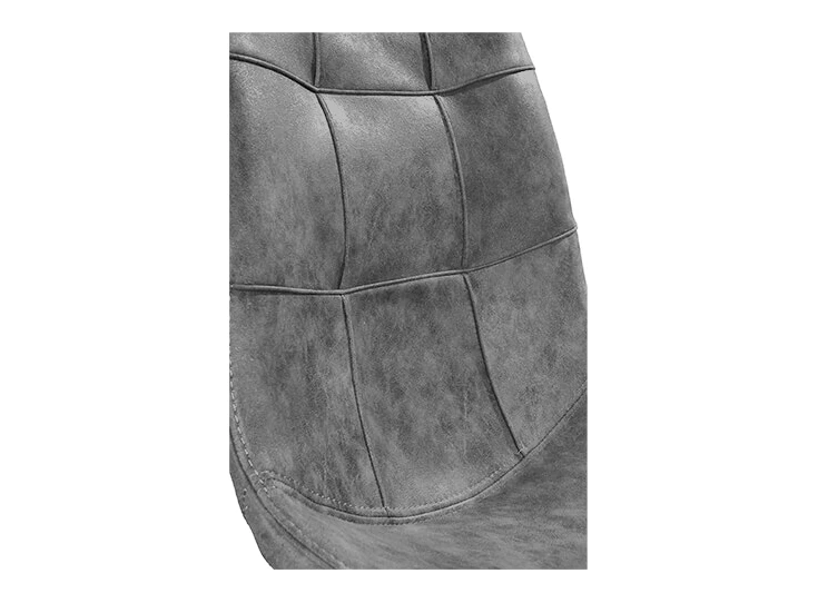 Stoel Peak in steel stof detail