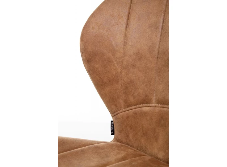 Stoel Magic Softyl Cognac stof close